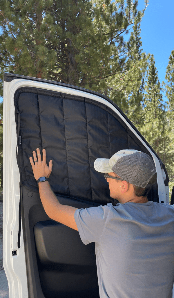 accessories you need for vanlife - window covers
